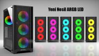 EMPOUSA EMG-17XB 4X120MM FAN RGB + Gaming ATX PSU YOK KUMAND VAR